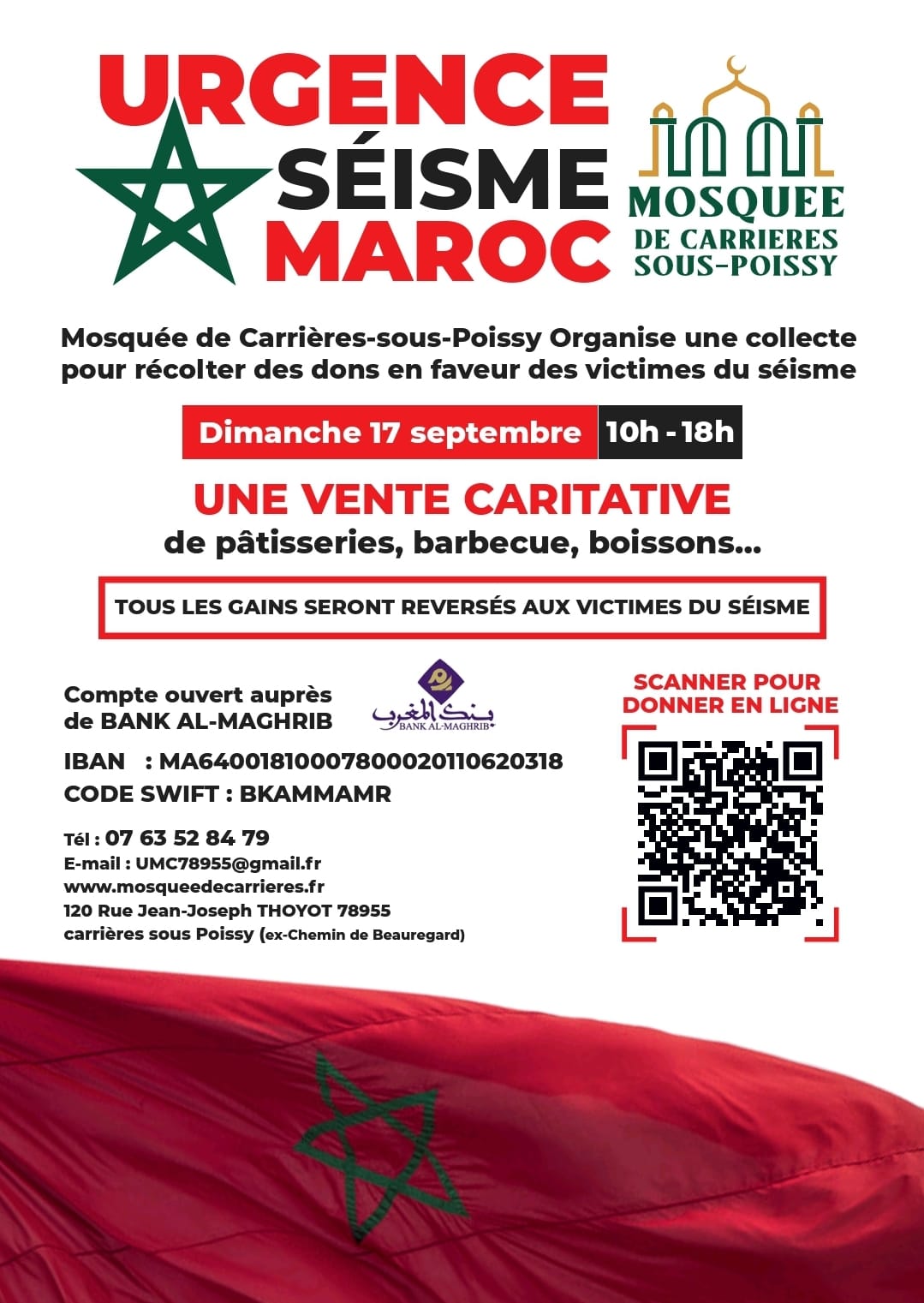 La journée solidarité Séisme Maroc